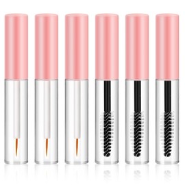 FOMIYES 6pcs Refillable Empty Mascara Tubes with Wands and Eyeliner Containers Sealed Design for Easy Filling Portable Cosmetic Supplies for Travel and Daily Use