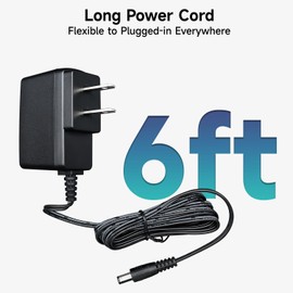 UL Listed 5V 1A DC Power Supply Adapter, 5V 1A 6ft Long Cord AC Adapter, 5W AC/DC Wall Charger for 1000mA 900mA 850mA 800mA 700mA 600mA 500mA 400mA 350mA 300mA 200mA Equipment