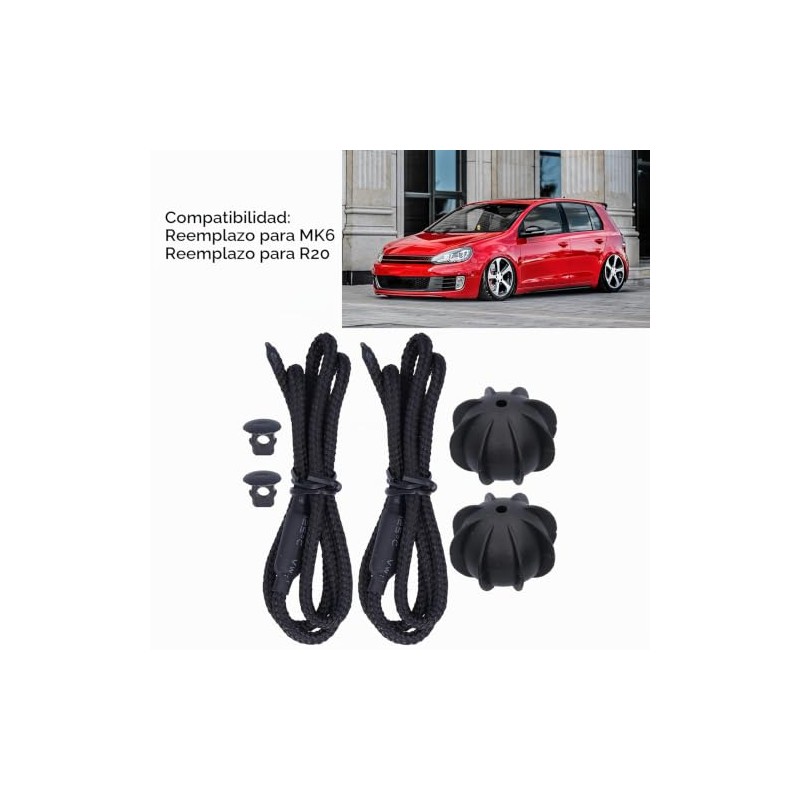Keenso 2 Piezas Cordón Tapa Cajuela, Accesorios MK6 Cuerda Colgante