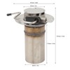 5KW Heater Combustion Chamber, 252113100100 Replacement for Eberspacher Airtronic D4