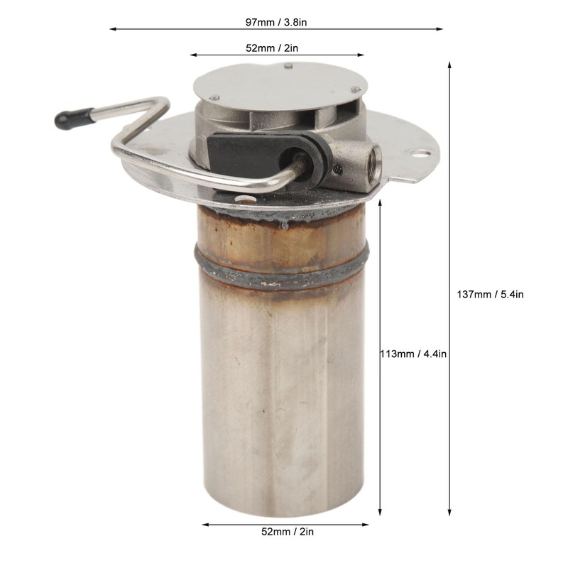 5KW Heater Combustion Chamber, 252113100100 Replacement for Eberspacher Airtronic D4
