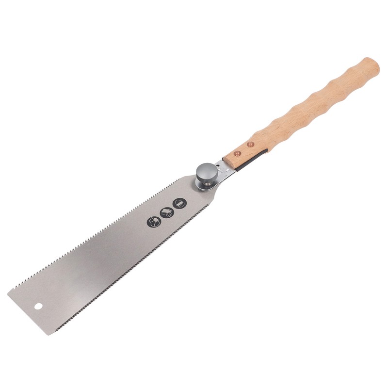 Double Edge Sided Hand Saw Fine Tooth Triple Fast Flush