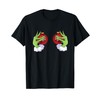 Funny Elf Heart Hands Love Christmas T-Shirt