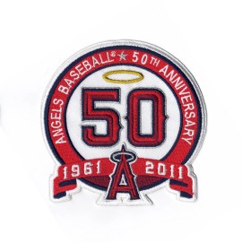 2011 Los Angeles of Anaheim Angels 50th Anniversary Jersey Sleeve Patch