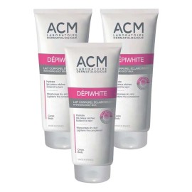 Pack Con 3 Aclarante Depiwhite Acm Leche Corporal 200ml
