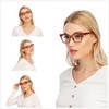 DOOViC 4-Pack Reading Glasses Blue Light Blocking Computer Readers Anti