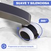 LIHAO 5X Ruedas Silla Oficina Freno Rueda Silla Giratoria 11mm/50mm