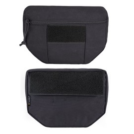 IDOGEAR Tactical Dump Drop Pouch for JPC CPC AVS Tactical Vest Utility Bag Carrying Kit Bag with Hook and Loop (Black)