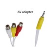 The AV adapter is a replacement cable designed for connecting