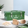 Kjyunk Seed Storage Box, Seed Storage Organizer with Garden String,