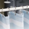 ECESLENT Shower Curtain Rings Set of 12 Rust-Resistant Metal Double