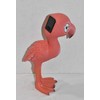 Adorable 10" Pink Flamingo Bird LED Solar Charging Glowing Eyes