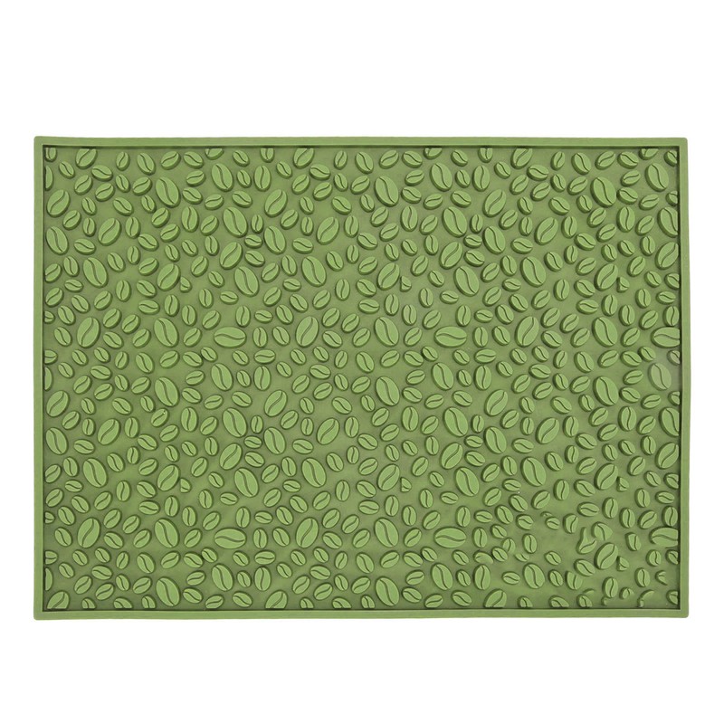 Non Slip Cup Mat Coffee Bean Design Desktop Bar Counter