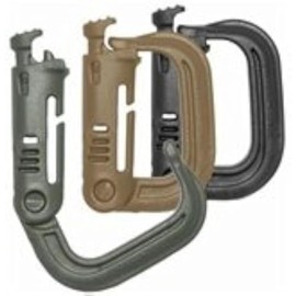 Maxpedition GRIMLOC Locking D-Ring - 4 pack - Khaki