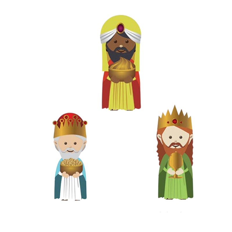Nativity Window Cling Set, Decorative Figures and Characters, Christmas Activity