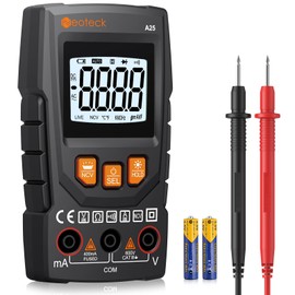 Neoteck Digital Multimeter 4000 Counts Smart Multimeter Auto-Ranging Voltage Tester Measures AC/DC Current Voltage Resistance Continuity with NCV Function