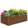 SnugNiture Galvanized Raised Garden Bed 6x3x2FT Outdoor Large Metal Planter