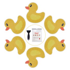 Secopad Non Slip Bathtub Stickers, Duck Adhesive Kids Anti Slip Decal Threads for Shower and Bath Tub with Premium Scraper, Each About 4.5" x 3.5"