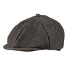 Boland 33017 Birmingham Hat Brown/Black Peaked Cap English Fabric with