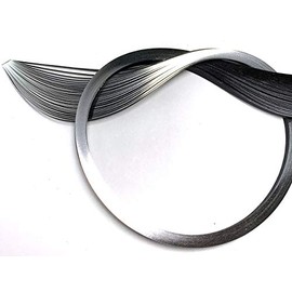 Silver Edge on Black Quilling Paper 1/8"