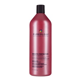 Pureology Smooth Perfection Shampoo - For Frizzy and Color Treated Hair, Smooths Hair & Controls Frizz, Sulfate-Free & Vegan, 33 Fl Oz