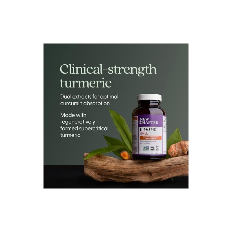New Chapter Turmeric Force Vegetarian Capsule - 120 ct