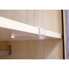 CY craft Acrylic Shelf Dividers for Closets,Wood Shelf Dividers, 4