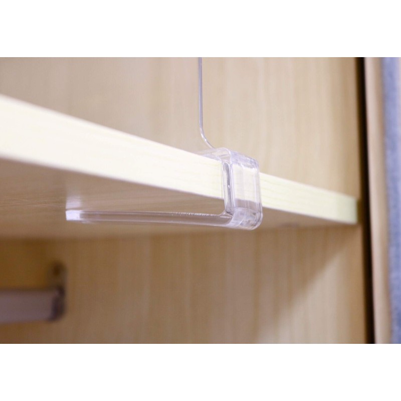CY craft Acrylic Shelf Dividers for Closets,Wood Shelf Dividers, 4