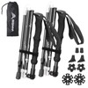BISINNA Trekking Poles Collapsible Lightweight Climbing Sticks 2 Piece Set