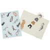 Felissimo Cat Club [Letter Set] Letter Set/Blue Cat