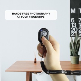 CamKix Camera Shutter Remote Control with Bluetooth Wireless Technology - Create Amazing Photos and Videos Hands-Free - Works with Most Smartphones and Tablets (iOS and Android)