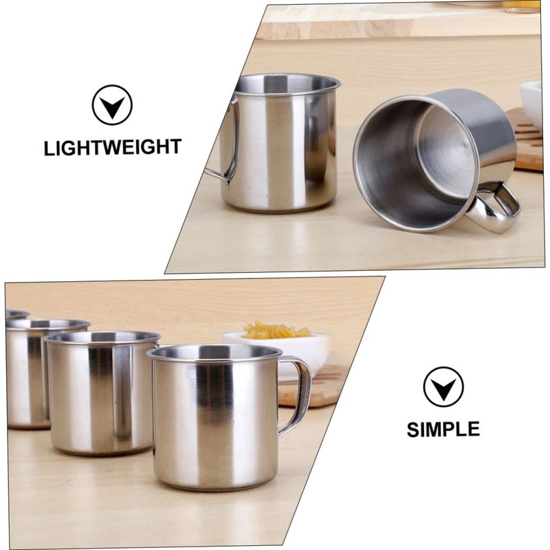 Ciieeo Stainless Steel Water Mugs for Boys and Girls Camping