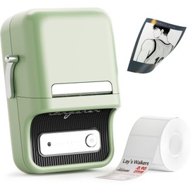 NIIMBOT B21 Pro Label Maker, 300DPI, Fun APP, Waterproof Label, Portable Label Printer, Bluetooth Sticker Printer for Notes, Scrapbook, Photo,Home Organization (Green)