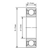 Hoggy 20 MR93ZZ Steel Ball Bearings 3 mm x 9