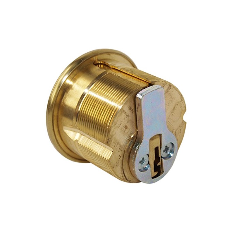 Marks #2122 Polished Brass US3 Solid 15/16" Mortise Cylinder