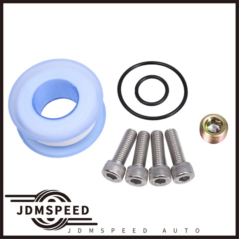 JDMSPEED AUTO Coolant Housing W/ Straight Elbow Hose Fitting Upper