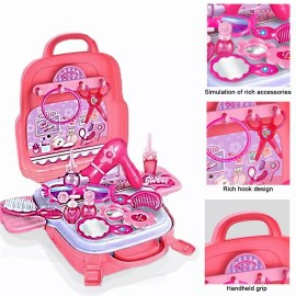 Ugaaiya Mochila Niña Maquillaje Juguete 21 Piezas Fingir Juguete