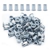 CCLIFE 60 pieces M6 rivet nuts and blind rivet nuts