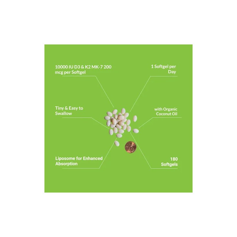 Upnourish Vitamina Liposomal 180 Mini Softgels
