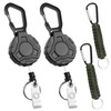 GZLCEU Pack of 2 retractable key rings, retractable 31 inch