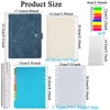 Leather Notebook Binder A5, PU Leather Refillable Notebook Ring Binder