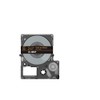 Epson Label Cassette, Metallic Tape LK-6BKP Gold on Black, Durable