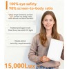 Sotipevs Light Therapy Lamp, 15,000 Lux Sunlight Lamp, Adjustable Brightness