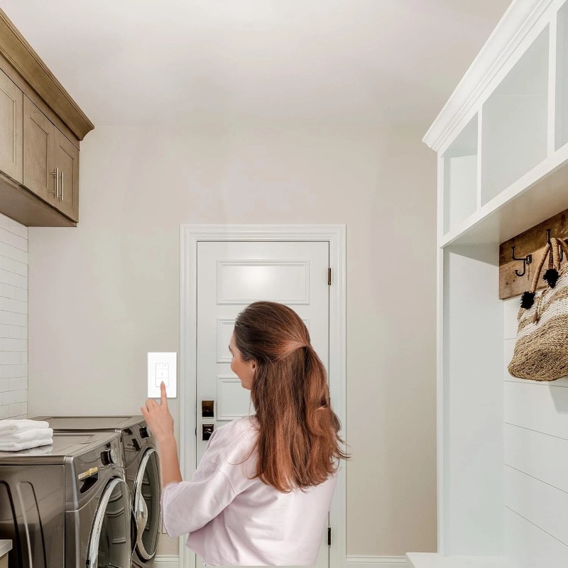 Akicon Dimmer Switch for Exhaust Fan with Light, Single Pole