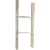 Ekena Millwork DECR015X036X04LDRWH Decorative Ladder, 15" W x 36" H x 3 1/2" D, Chalk Dust White