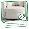 Operitacx Skid Floor Protector Mat Round Furniture Pads for Recliners