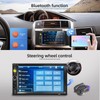 NHOPEEW Double Din Bluetooth Car Stereo 7 inch HD Touch