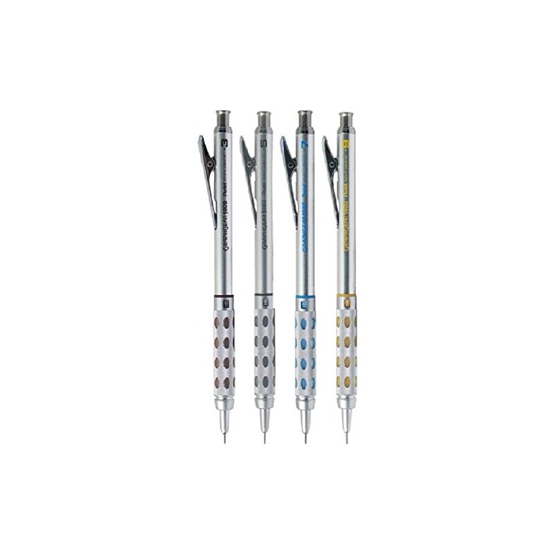 Pentel Assorted Size Pack Graphgear 1000 Automatic Proffesional Drafting Mechanical