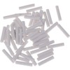 50Pcs White Cylindrical Rubber Mechanical Pencil Eraser Refills, 5 x