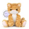 SuzziPals Heatable & Coolable Orange Cat Stuffed Animal, Cat Heating